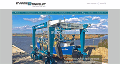 Desktop Screenshot of marinetravelift.com